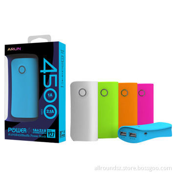 Dual output power bank, 5,200mAh